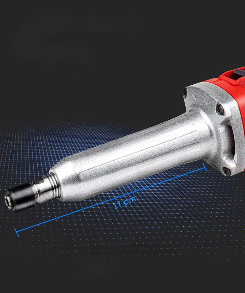 Lithium-Ion Brushless Cordless Straight Die Grinder with Upgraded Battery Capacity of 4,000mAh  and An Extended 2.8-inch Length Output Shaft