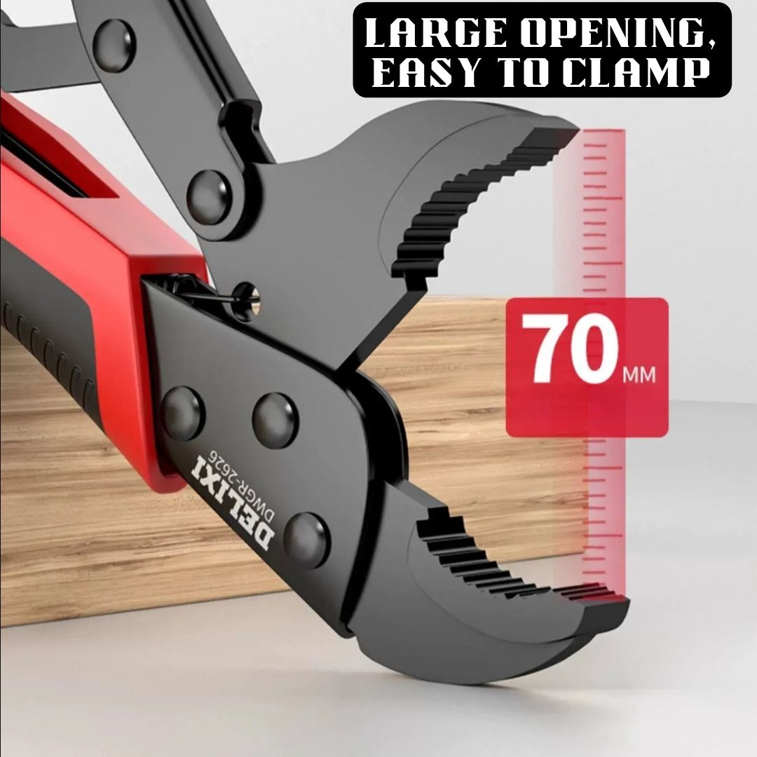 Durable and High-Torque Steel Locking Plier in Round Jaw / Straight Jaw / long Nose Jaw for Clamping, Unscrewing bolts, Pipe Maintenance, and Securing