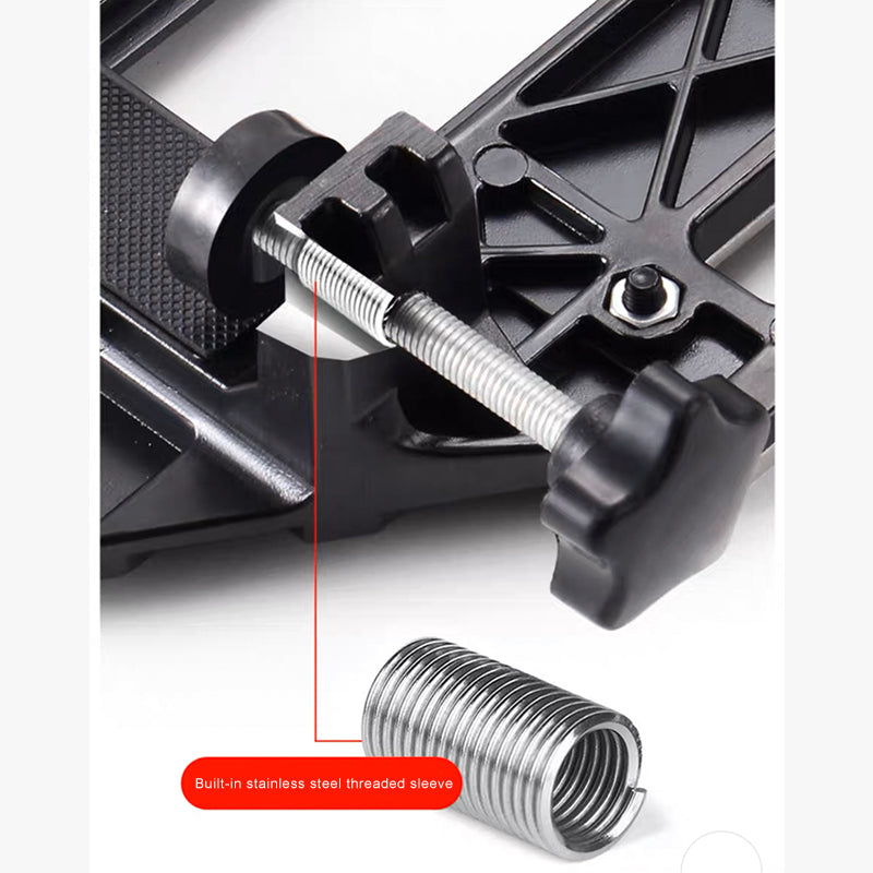 Versatile Door Hinge Jig with A Built-in Scale to Create Accurate Grooves for Hinges and Lock Body Guide Plates